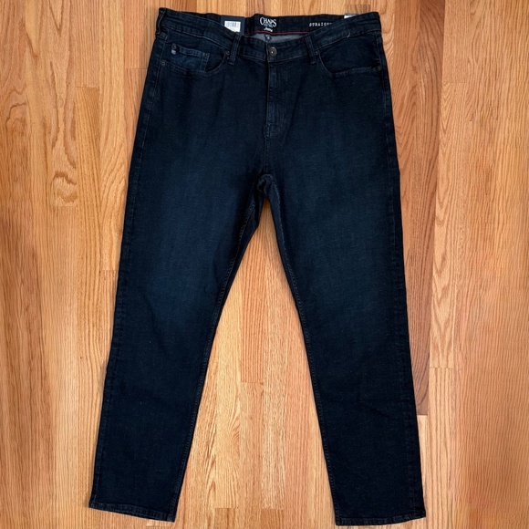 Chap’s Men’s Dark Wash Blue Jeans - Picture 1 of 9